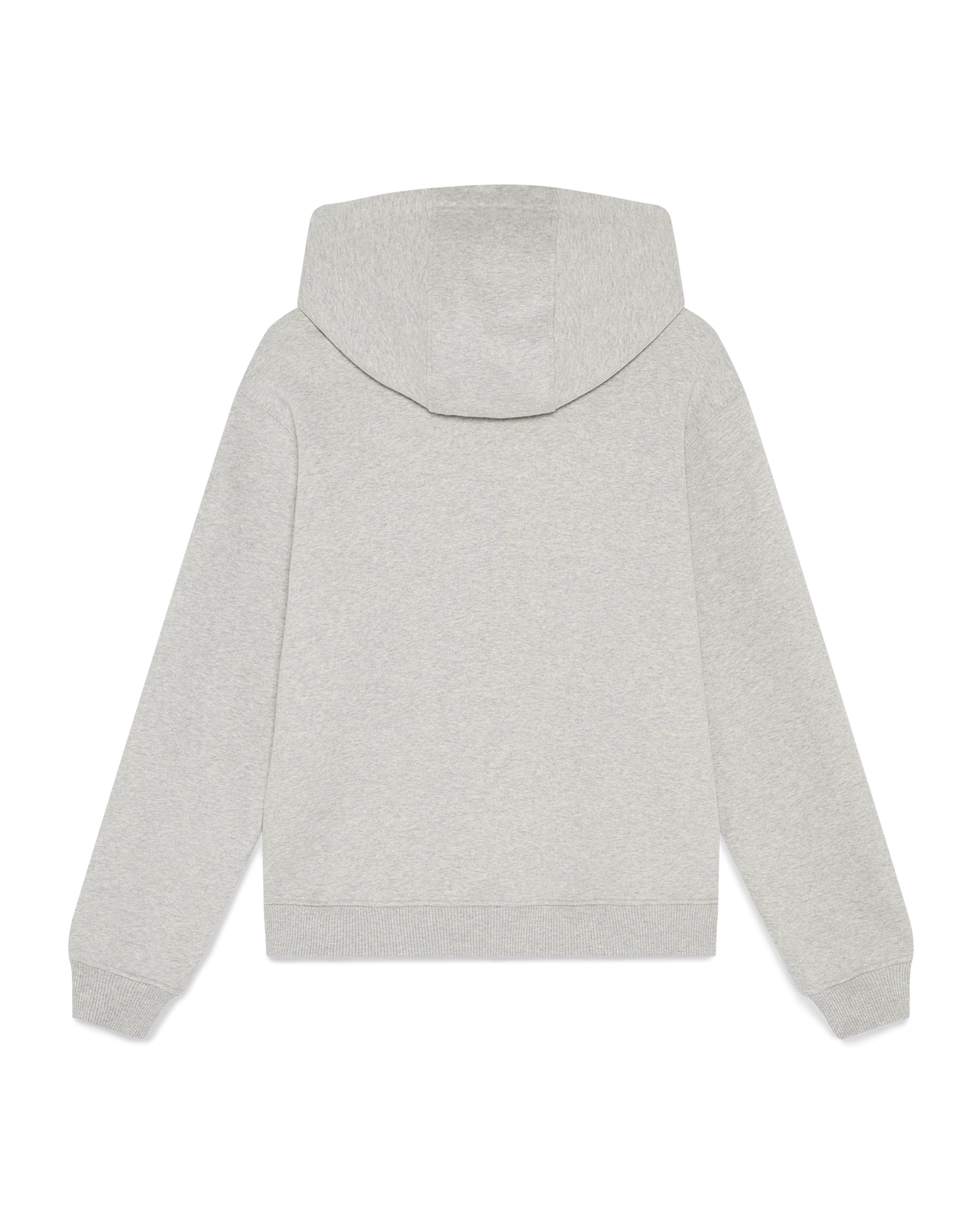 Sweat-shirt à capuche zippé en mélange de cachemire