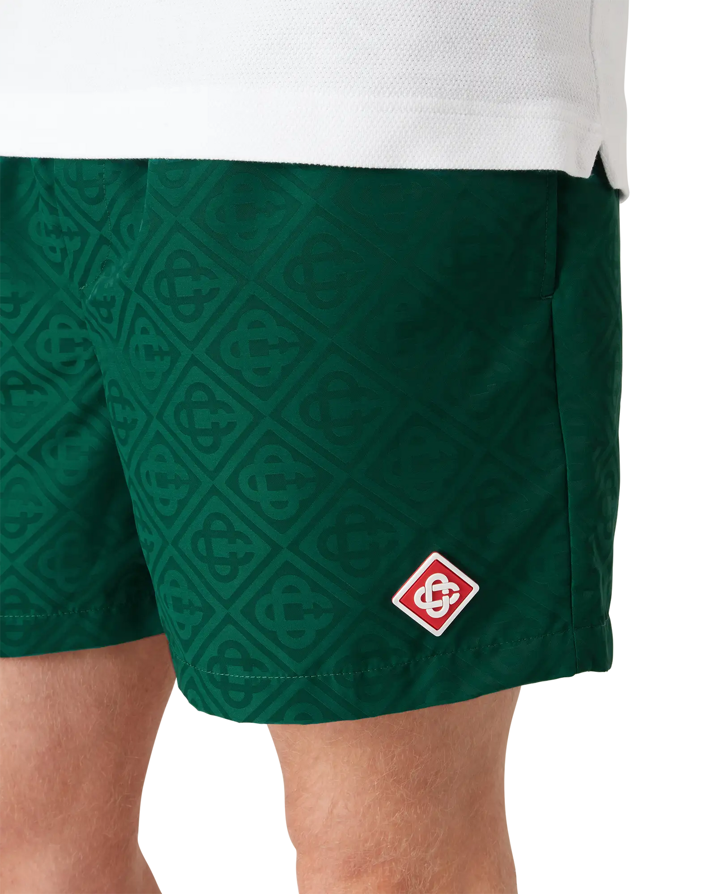 Short de bain Jacquard Monogrammé