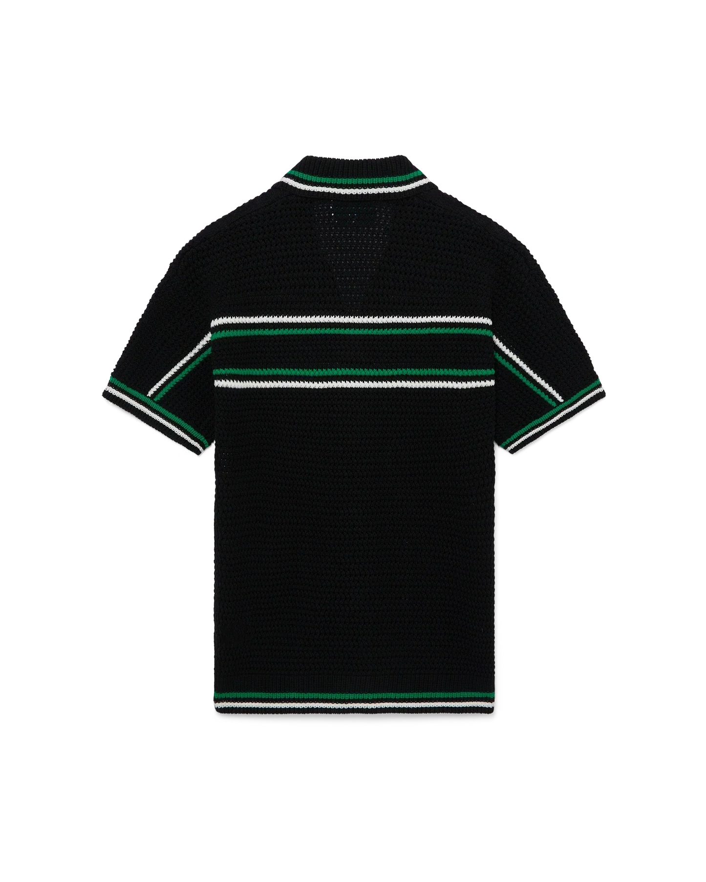 Chemise de tennis en crochet à manches courtes