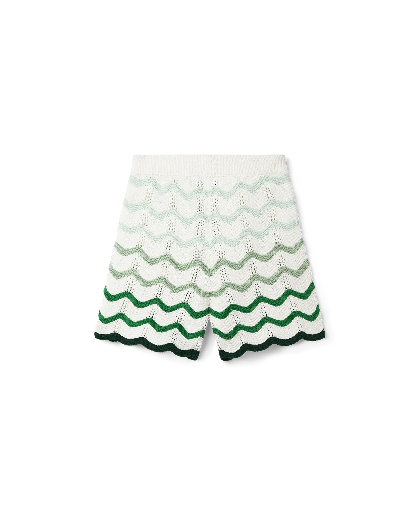 Short en crochet à dégradé ondulé