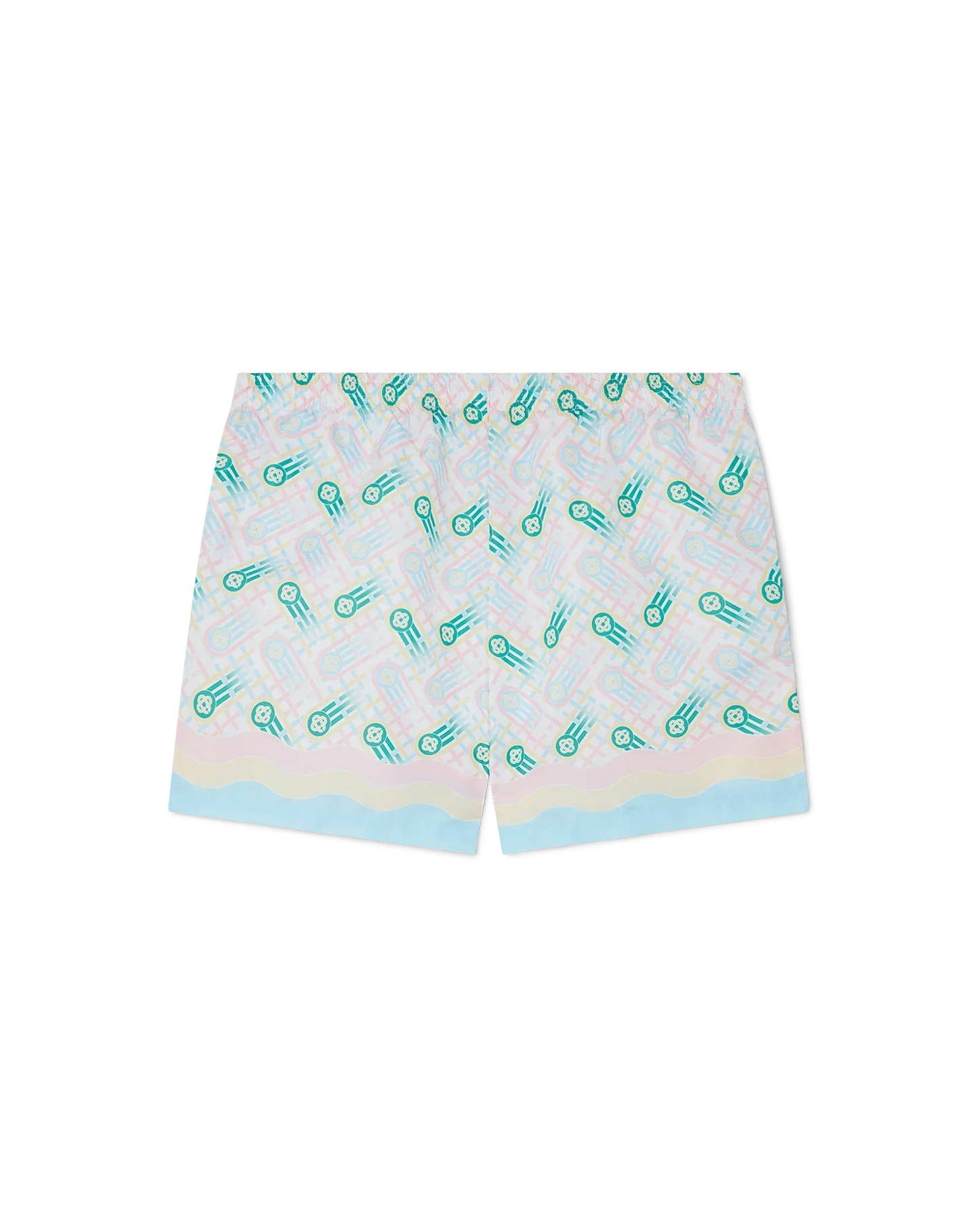 Maillot de bain de type short de bain avec imprimé ping-pong