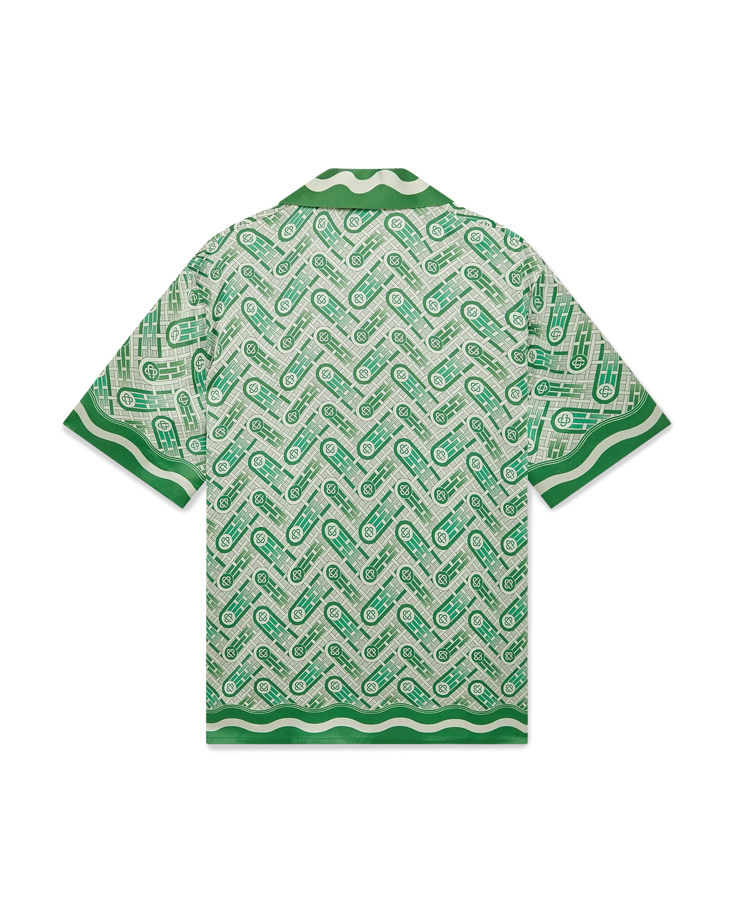 Chemise en soie à manches courtes Ping Pong