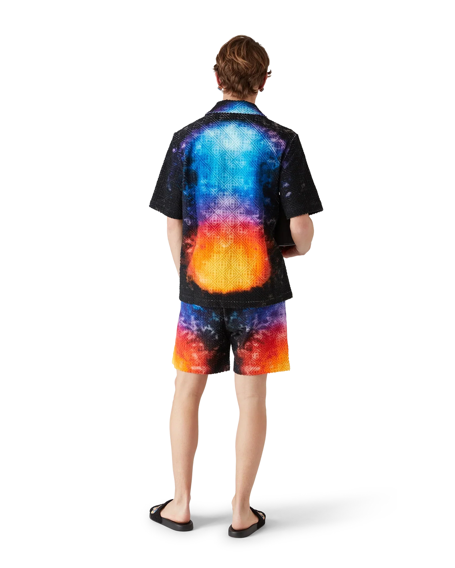 Chemise Éponge Dégradée à Manches Courtes
