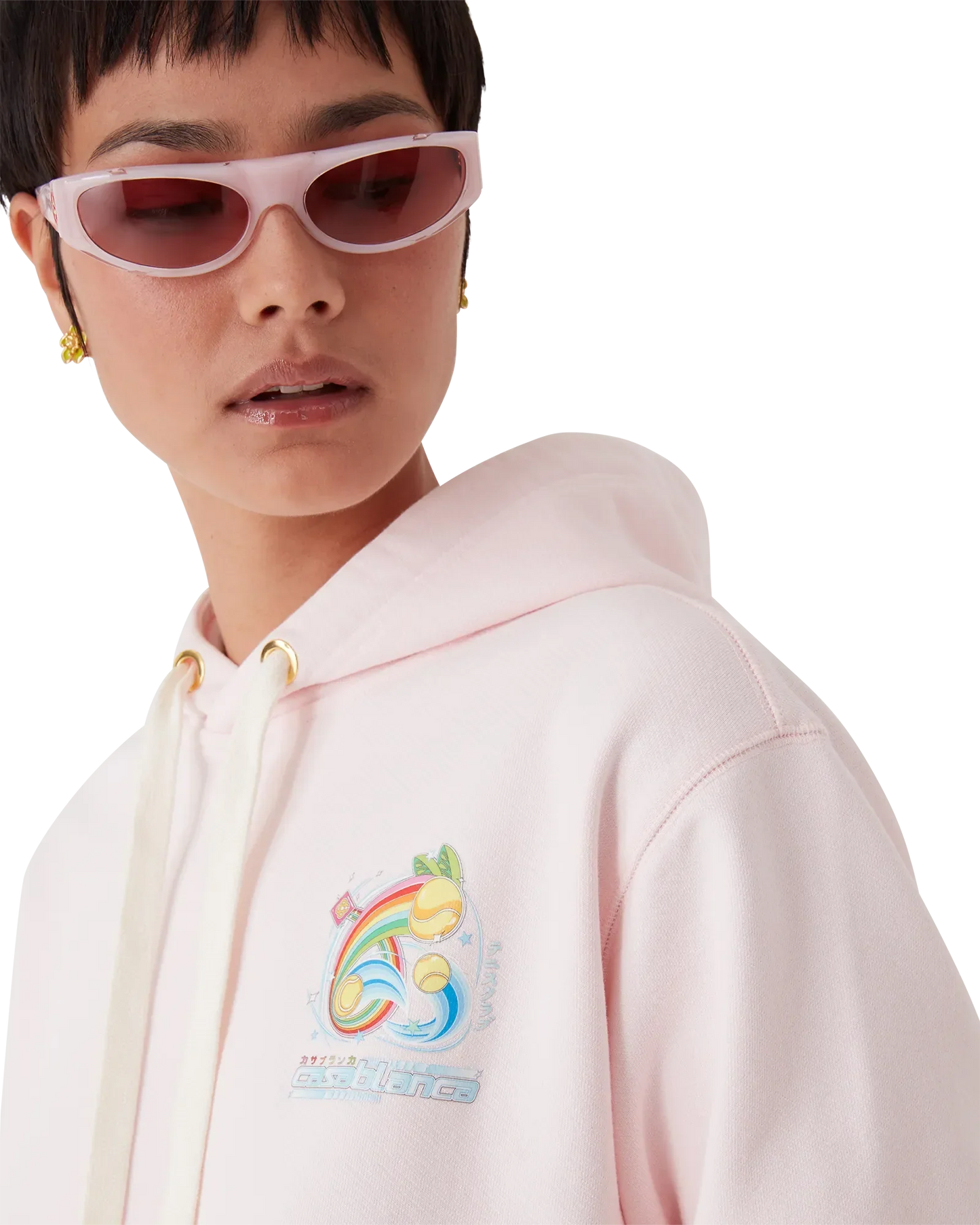 Sweat à capuche balle de tennis manga