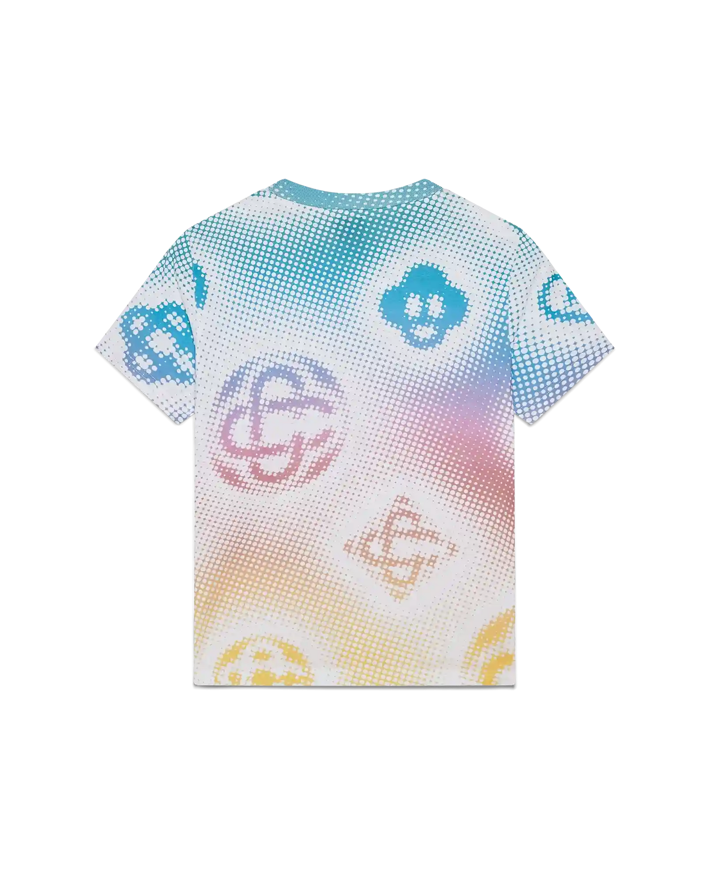 T-shirt à manches courtes ajusté avec logo en demi-teinte