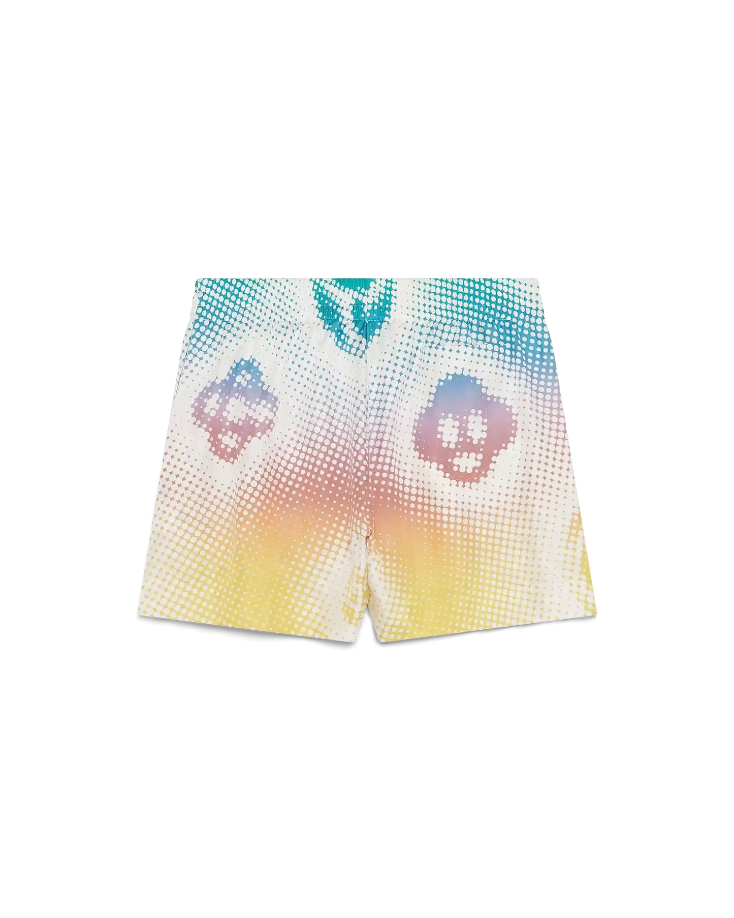 Halftone Logo Silk Shorts