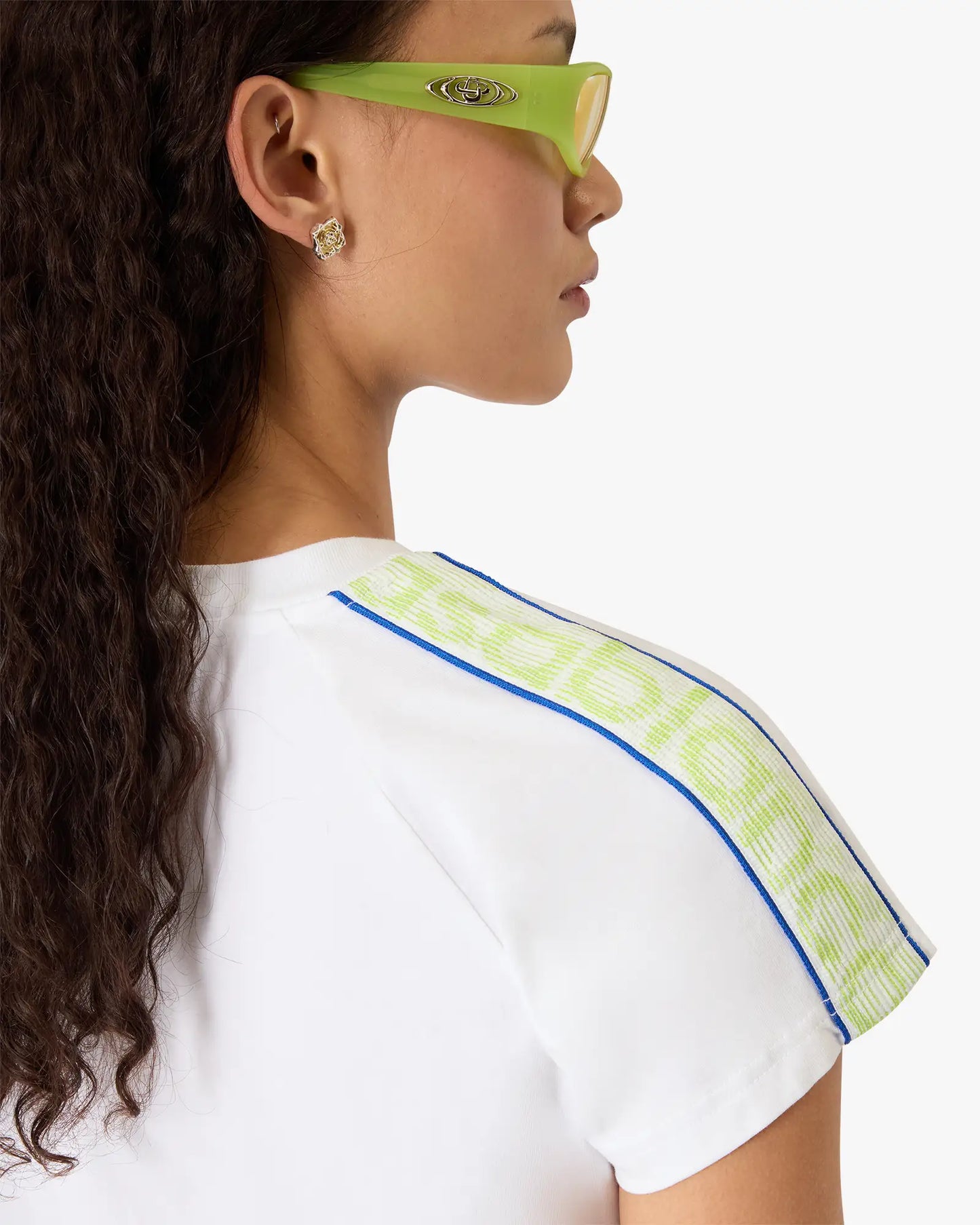T-shirt blanc à manches courtes Laurel