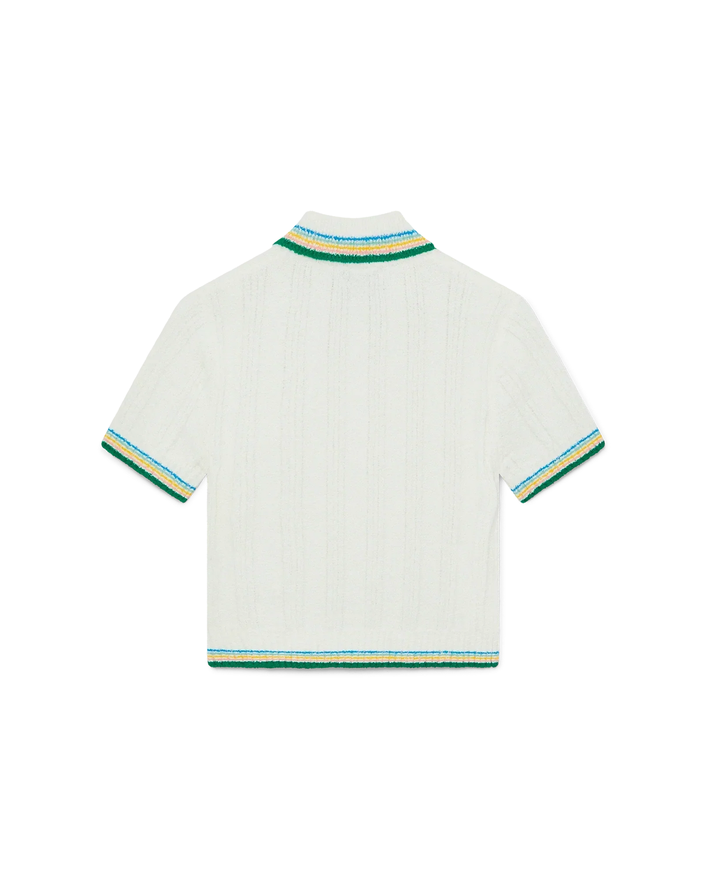 Rib Boucle Polo Shirt