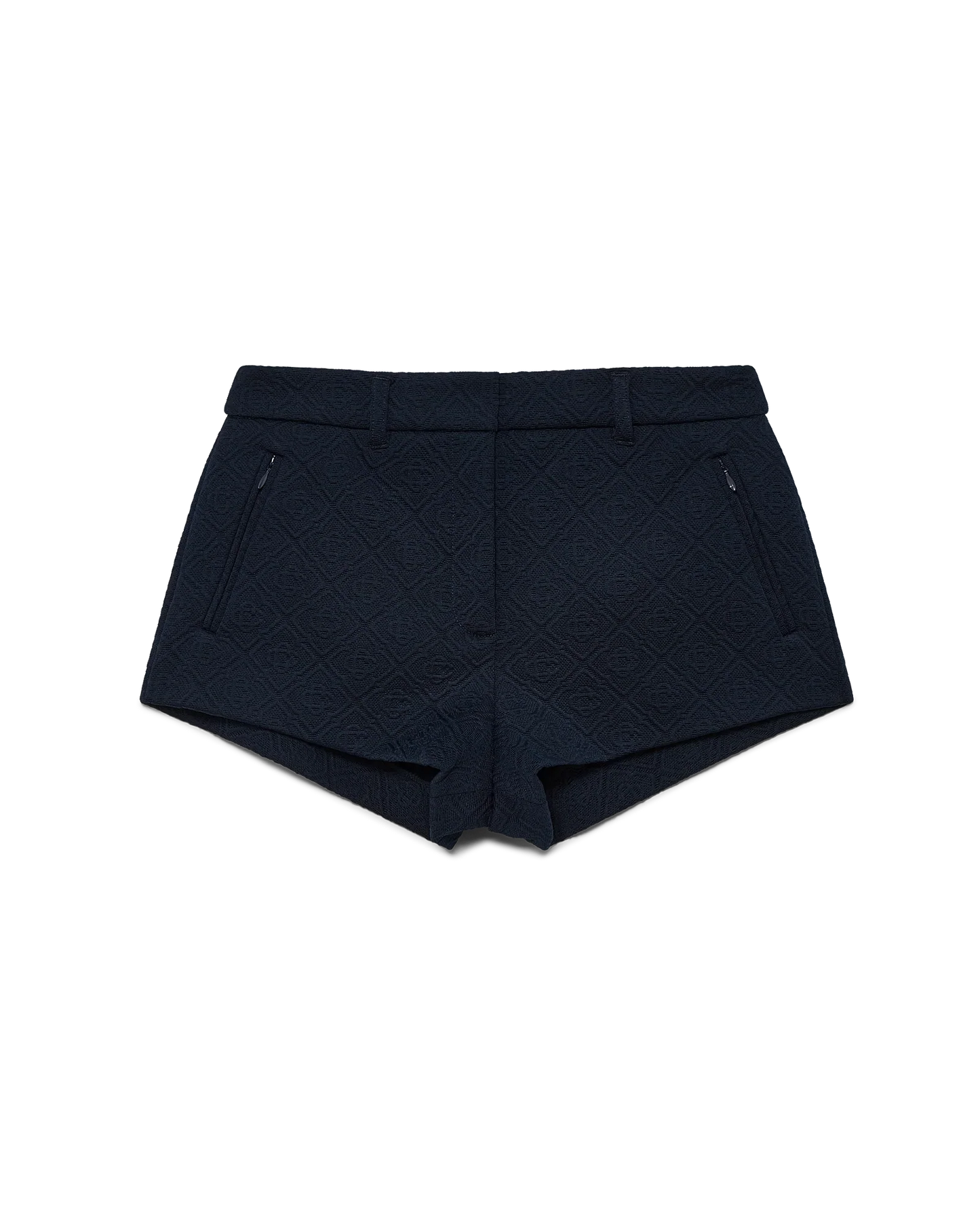 Mini-short en tricot jacquard