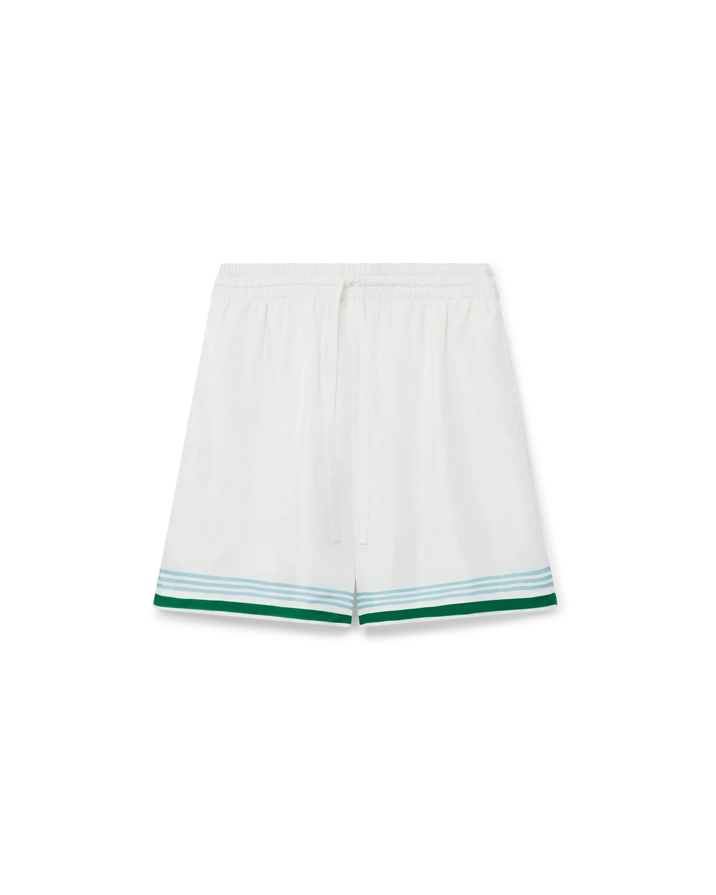 Shorts en soie emblématiques du tennis métaphysique