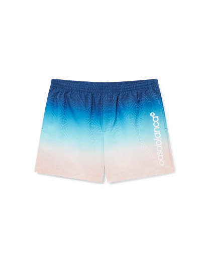 Short de bain jacquard dégradé