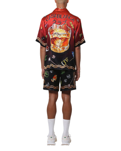 Chemise en soie Sunset Casa Club