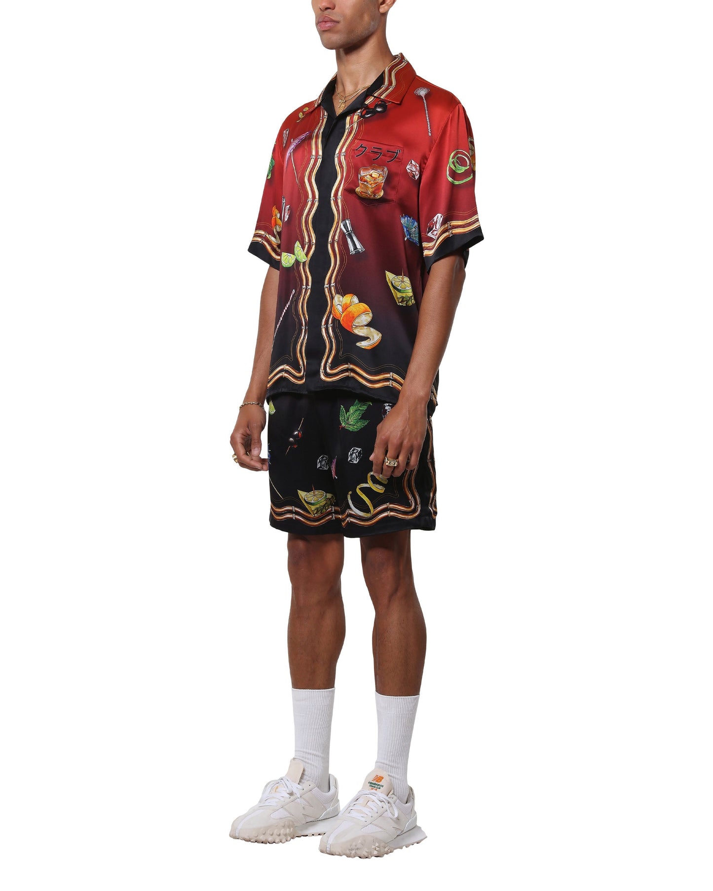 Chemise en soie Sunset Casa Club
