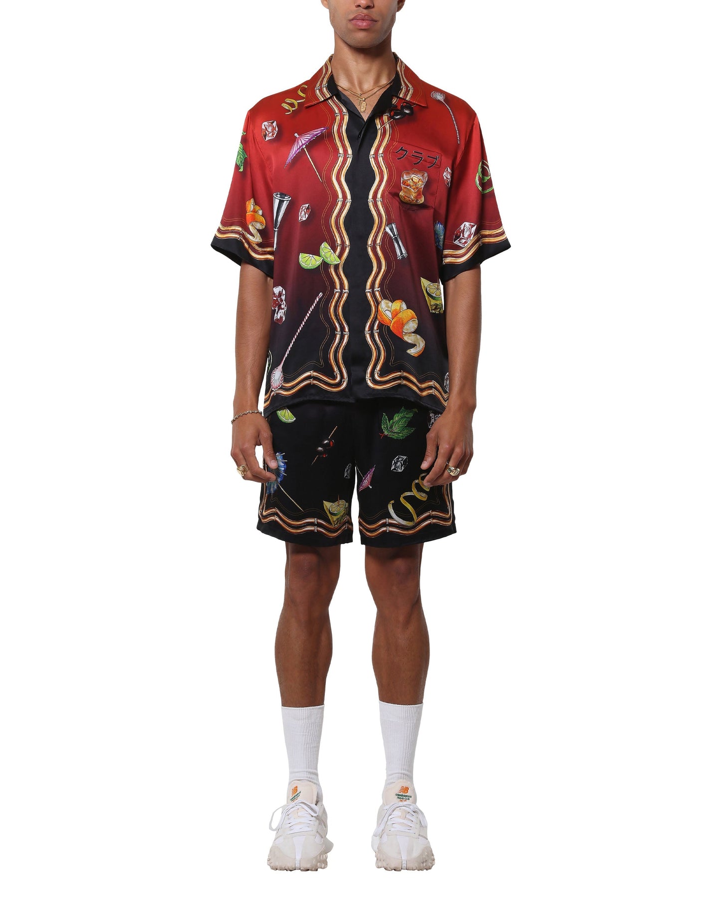 Chemise en soie Sunset Casa Club
