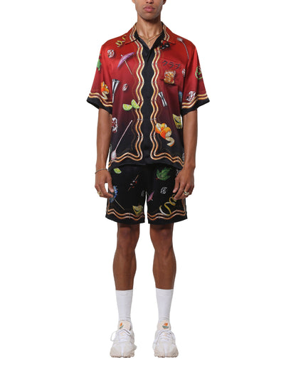 Chemise en soie Sunset Casa Club