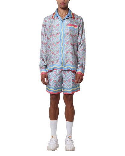 Chemise en soie Candy Ping Pong
