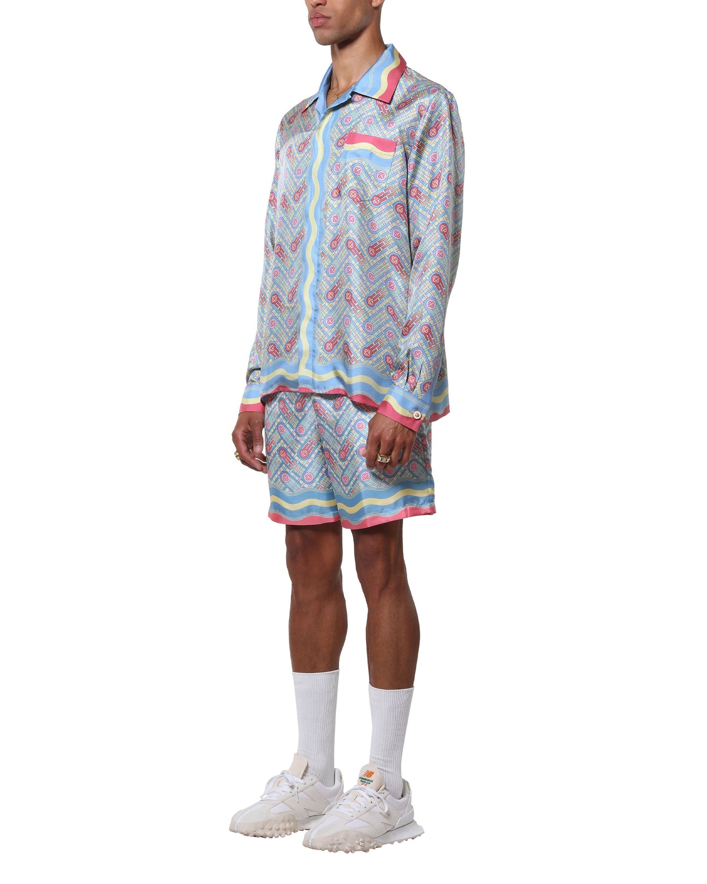 Chemise en soie Candy Ping Pong