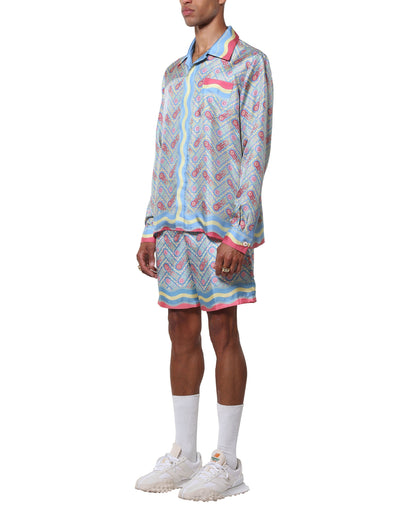 Chemise en soie Candy Ping Pong