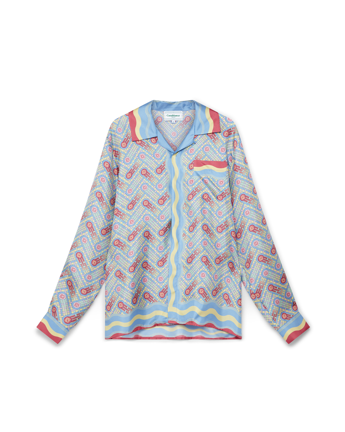 Chemise en soie Candy Ping Pong