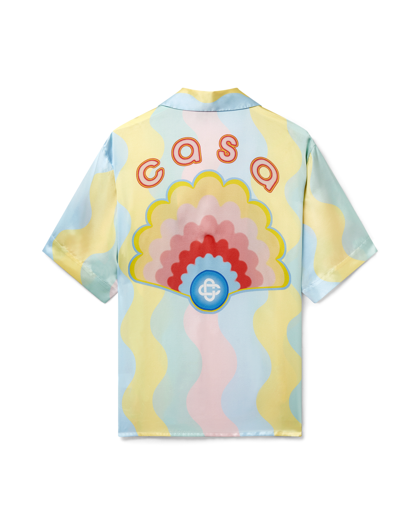 Chemise en soie Casa Shell Wave