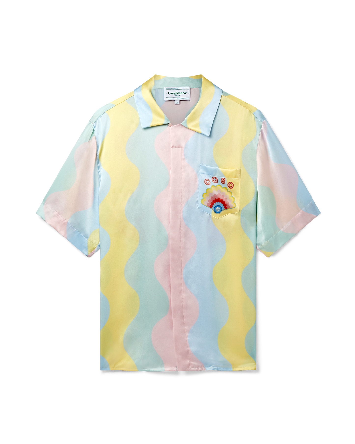 Chemise en soie Casa Shell Wave