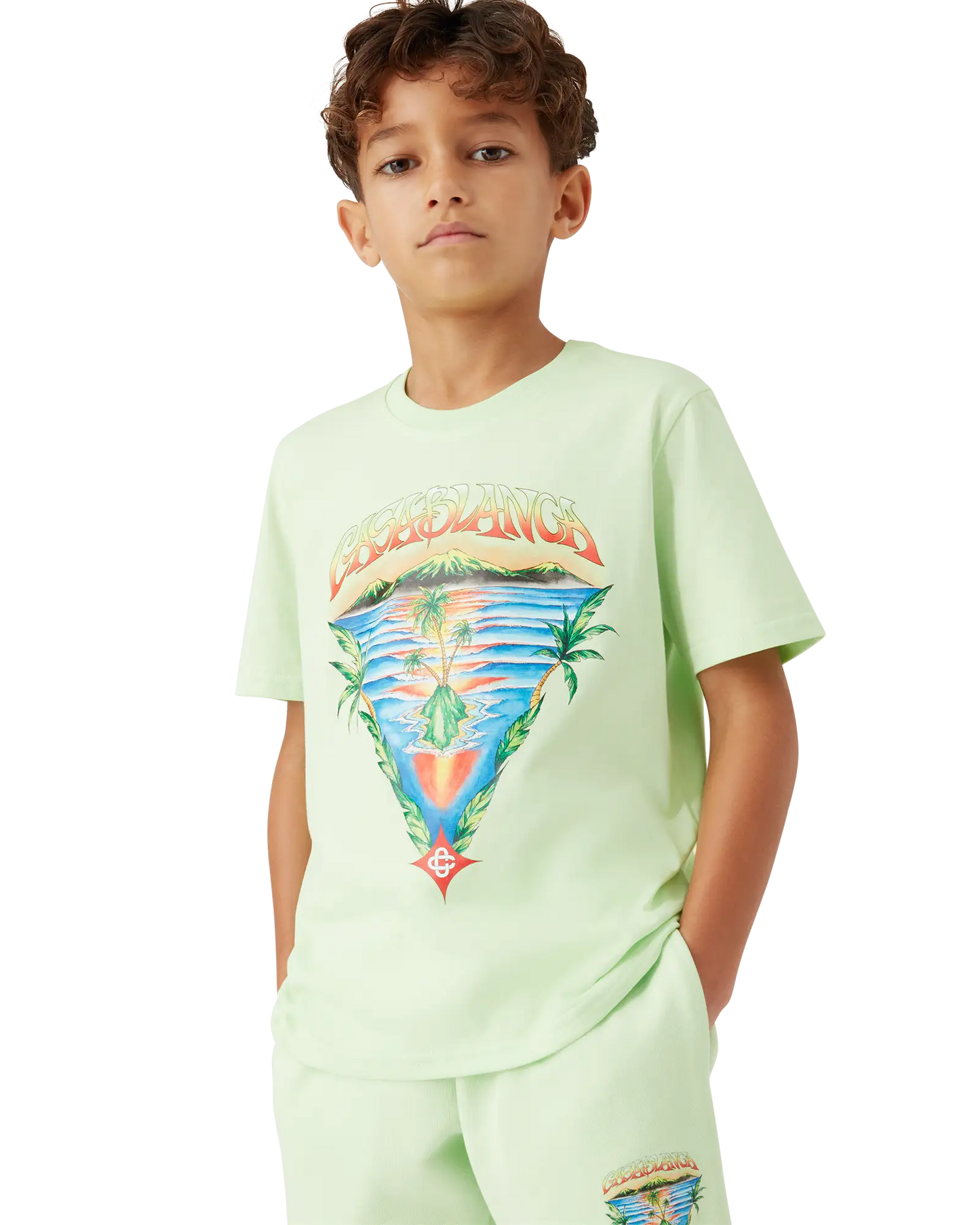 T-shirt à manches courtes Enfant triangle Innocence