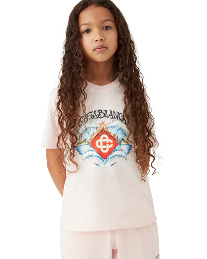 T-shirt à manches courtes enfant "Vagues"