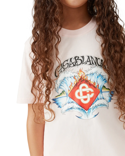 T-shirt à manches courtes enfant "Vagues"