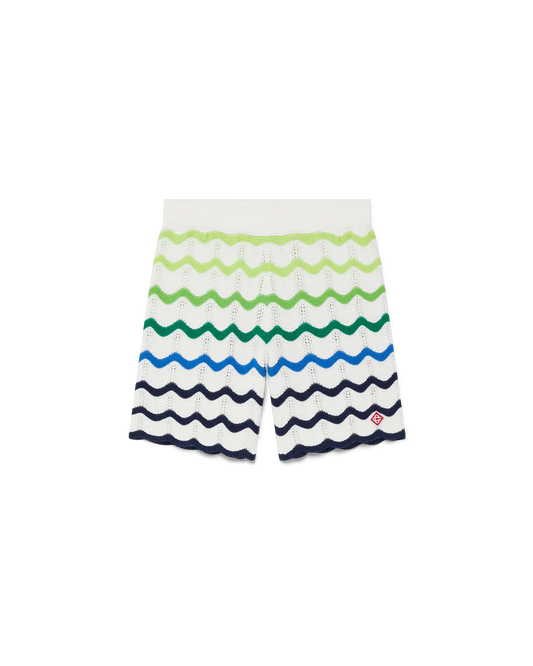 Children's Gradient Wave Knit Shorts