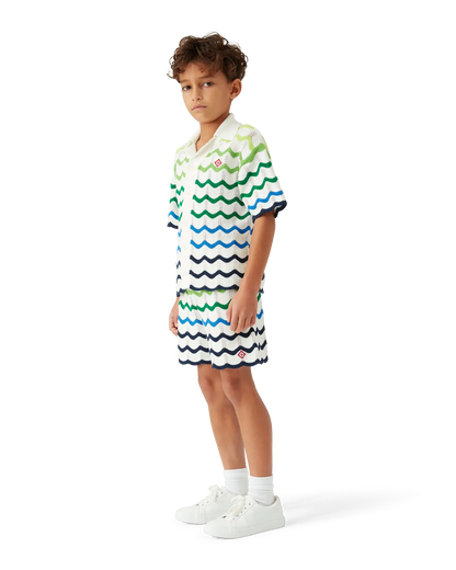 Short en tricot dégradé pour enfants