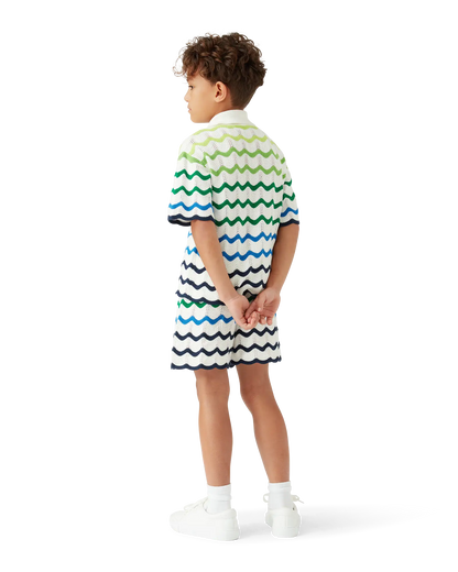 Short en tricot dégradé pour enfants