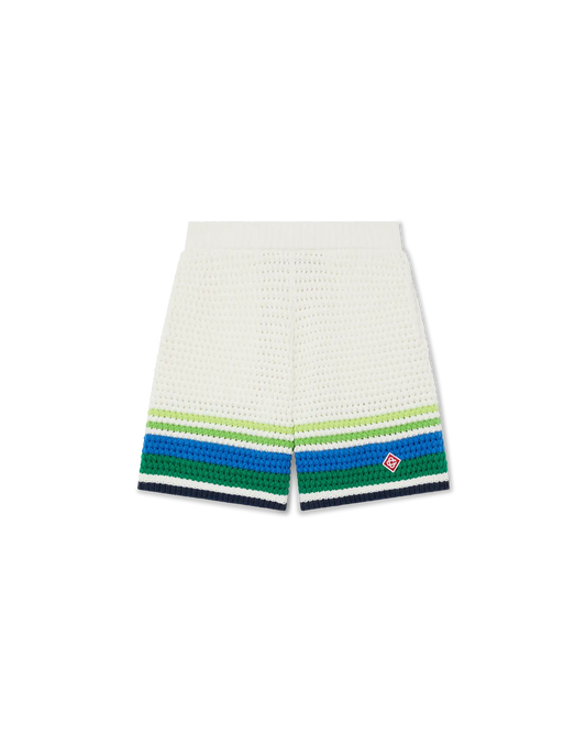 Children's Tennis Stripe Knit Shorts