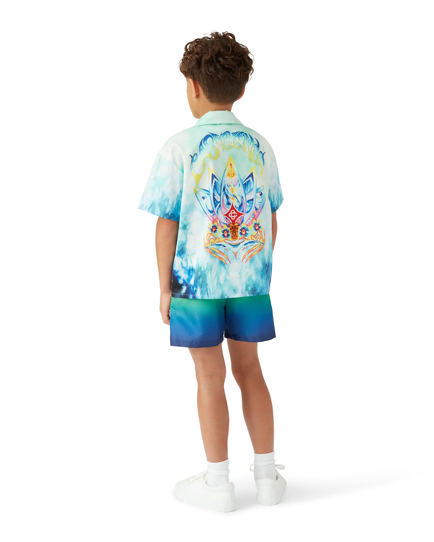 Chemise Lotus à Manches Courtes pour Enfants