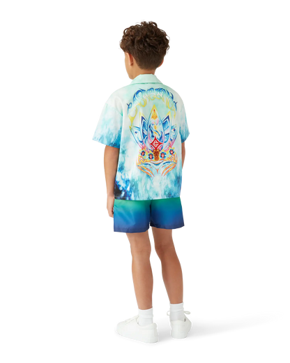 Chemise Lotus à Manches Courtes pour Enfants