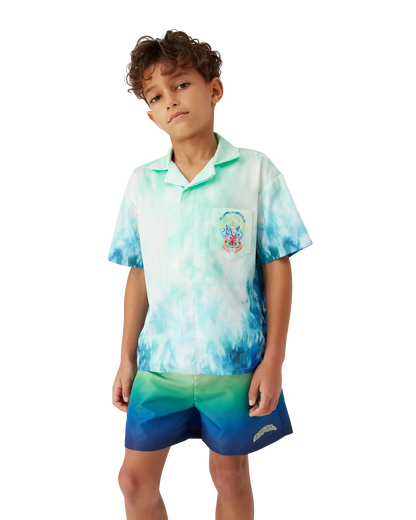 Chemise Lotus à Manches Courtes pour Enfants