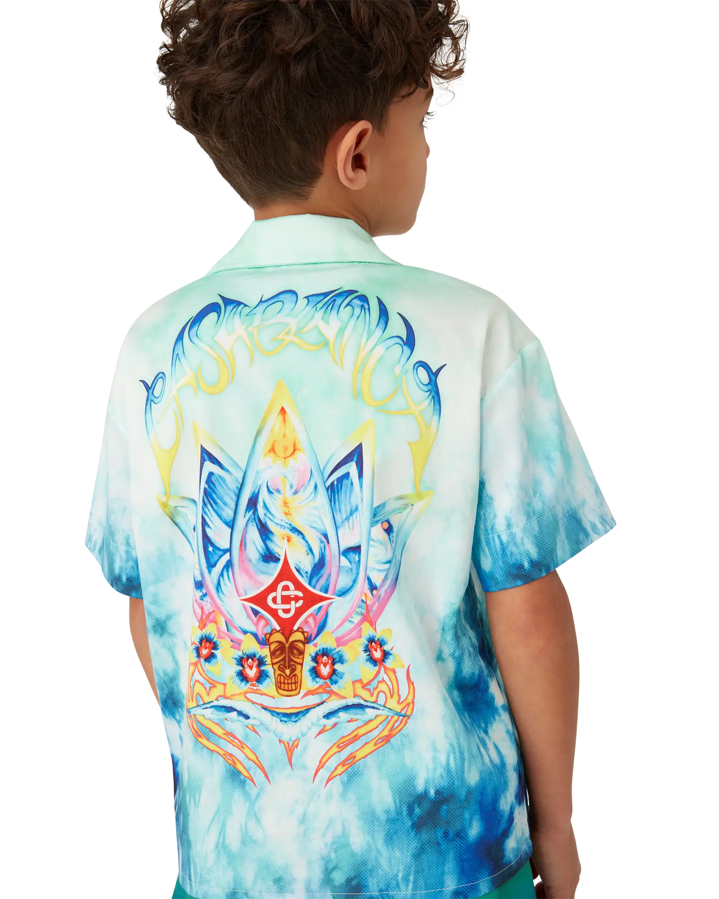 Chemise Lotus à Manches Courtes pour Enfants