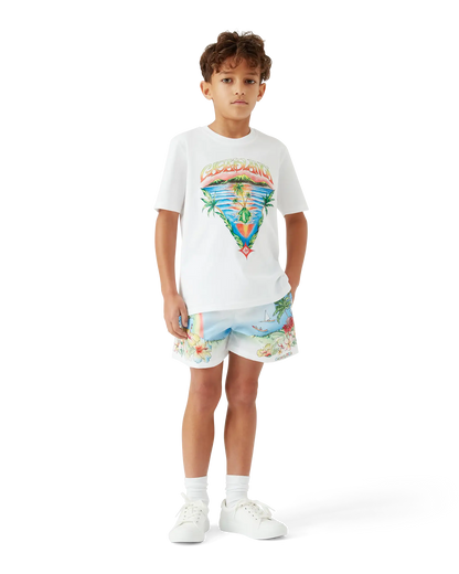 Short de bain hawaïen pour enfant
