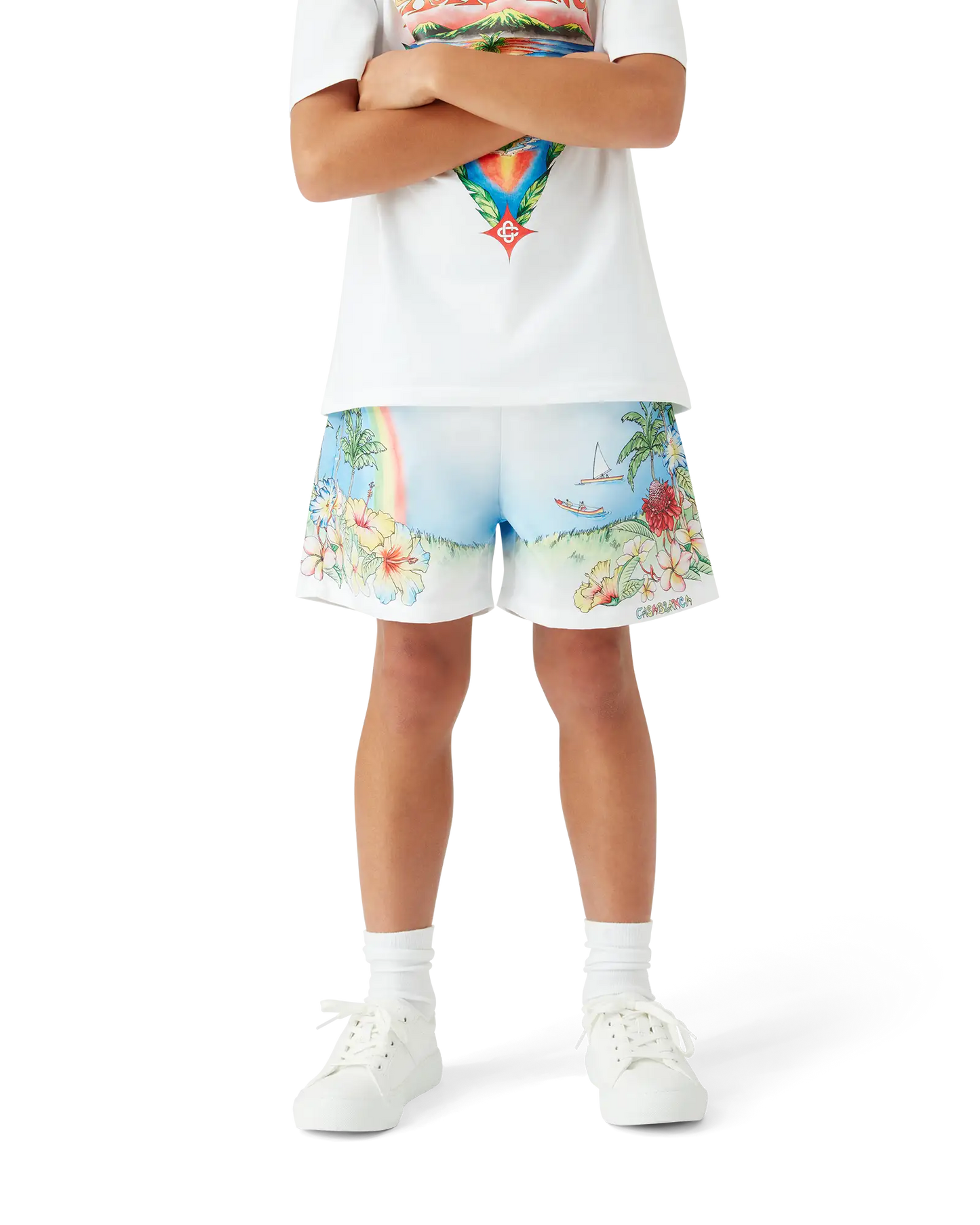 Short de bain hawaïen pour enfant
