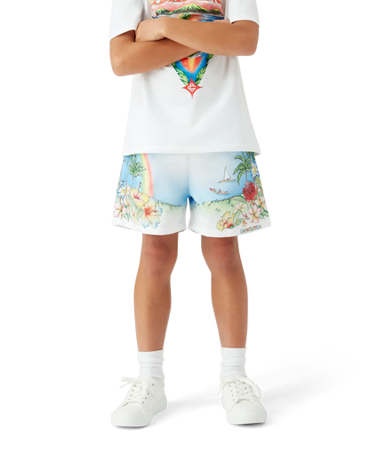 Short de bain hawaïen pour enfant