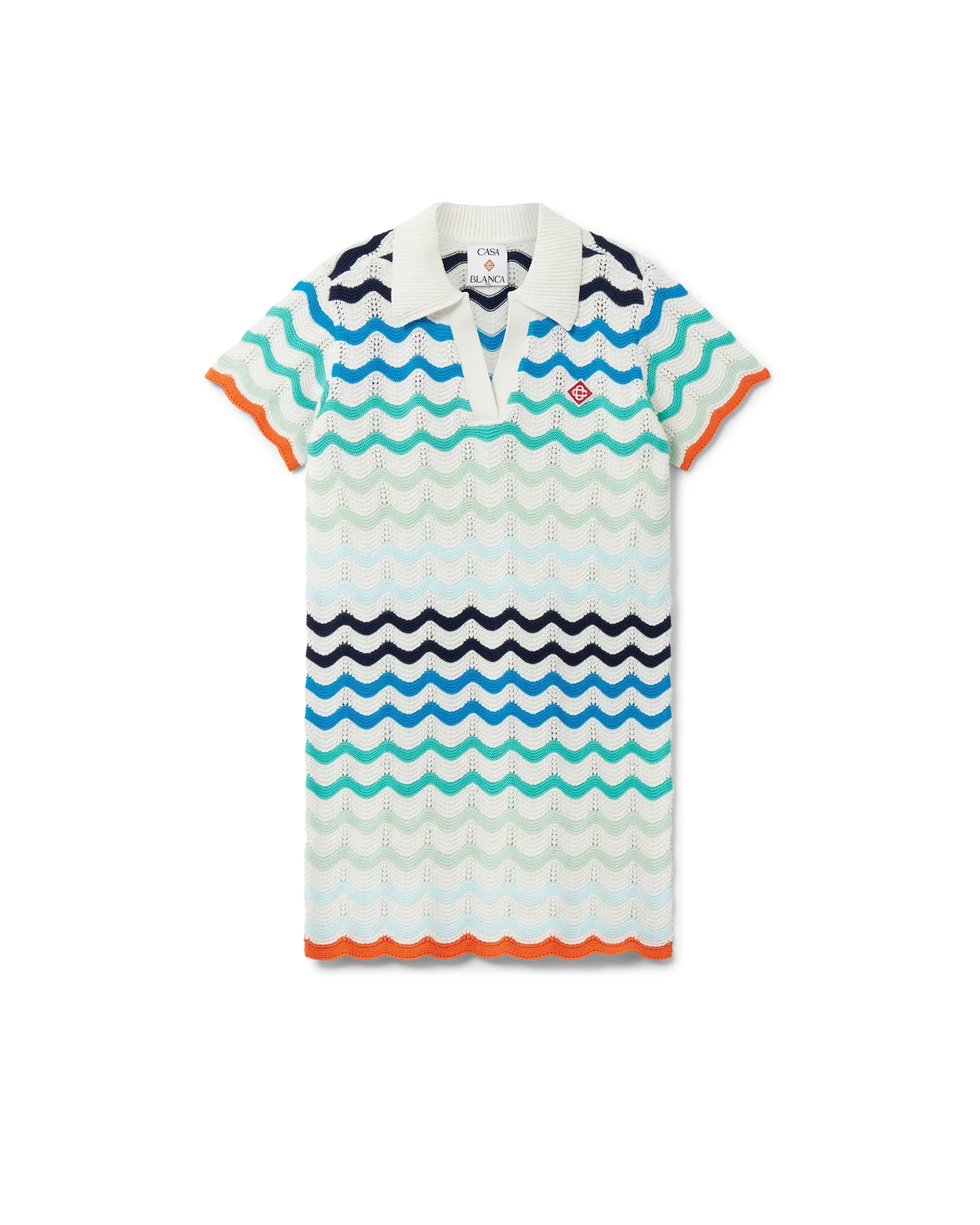 Robe au crochet Vague dégradée