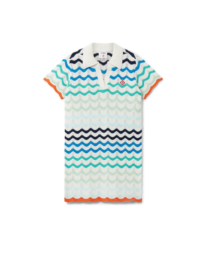 Robe au crochet Vague dégradée