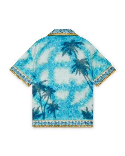 Chemise à manches courtes emblème bord de piscine