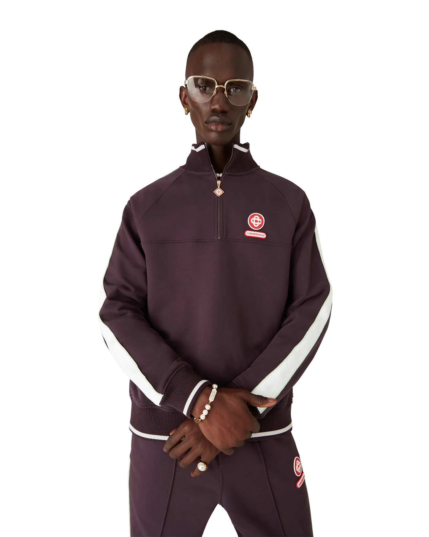 Sweat-shirt Laurel à col zippé