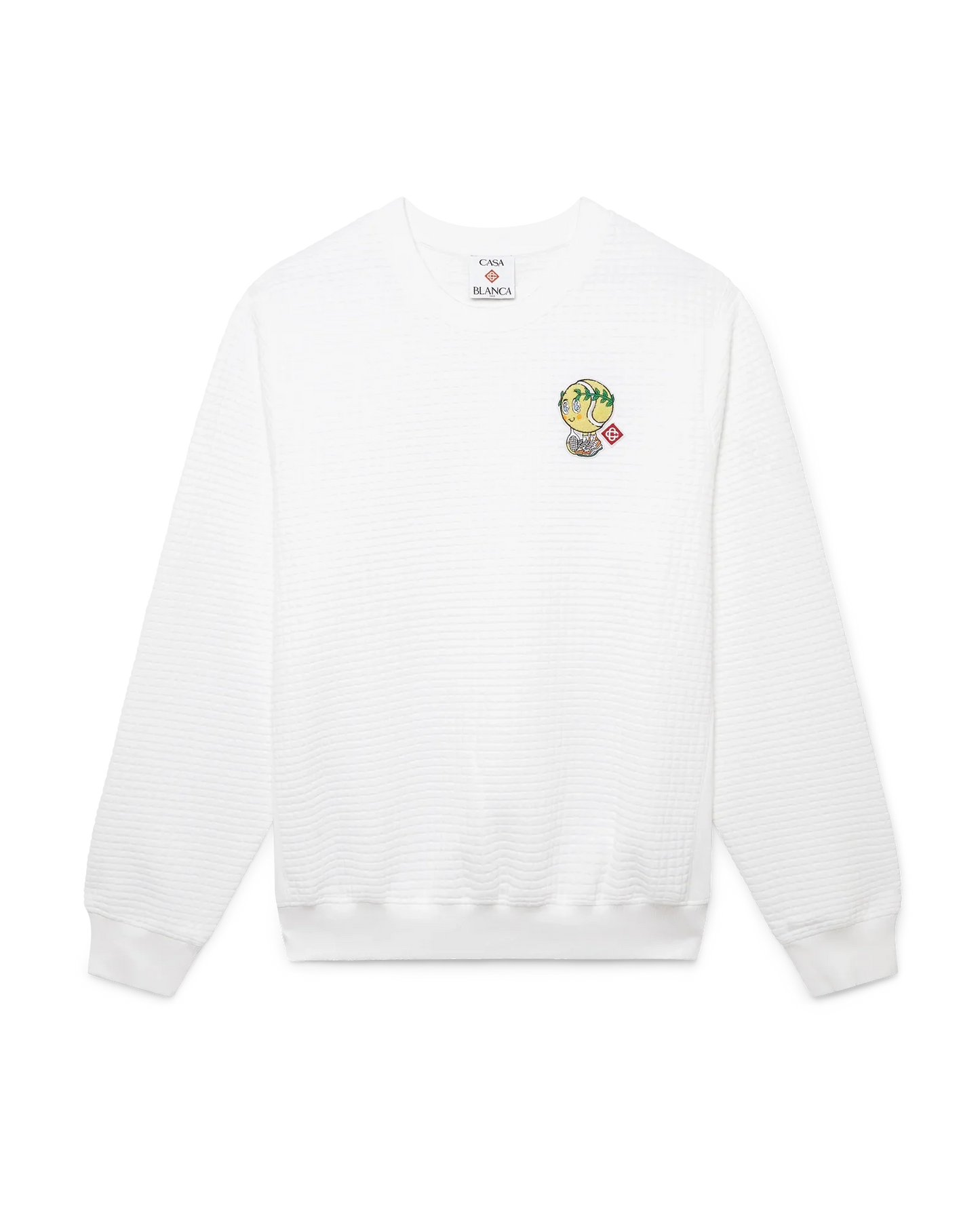 Sweat-shirt matelassé mascotte tennis