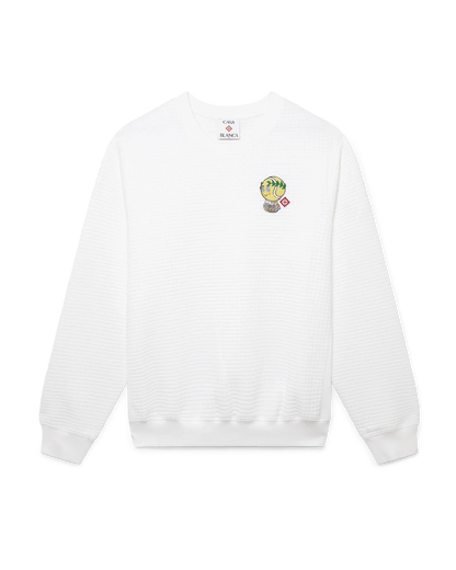 Sweat-shirt matelassé mascotte tennis