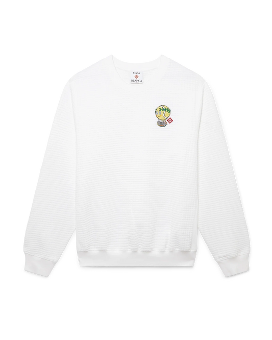Tennis Mascot Quilted Sweatshirt