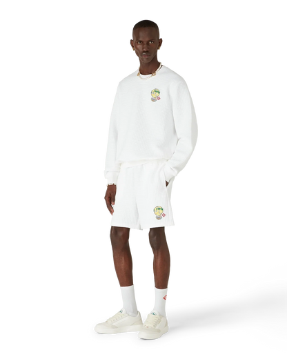 Sweat-shirt matelassé mascotte tennis
