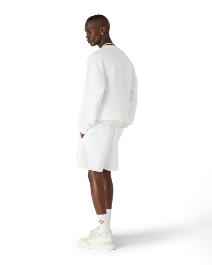Sweat-shirt matelassé mascotte tennis