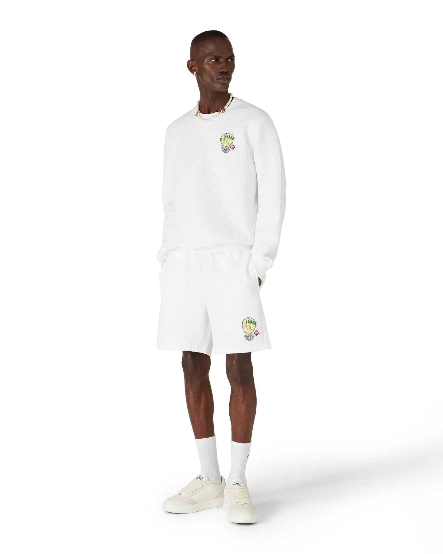 Short de jogging matelassé à l'effigie de la mascotte du tennis