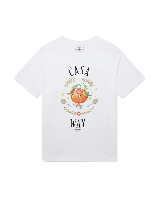 Casa Way Orange Mascot Short Sleeve T-Shirt